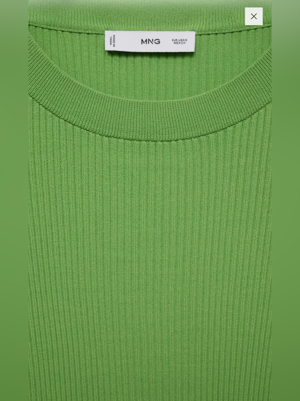 Mango Ribbed Knit Top - Picture 5 of 5